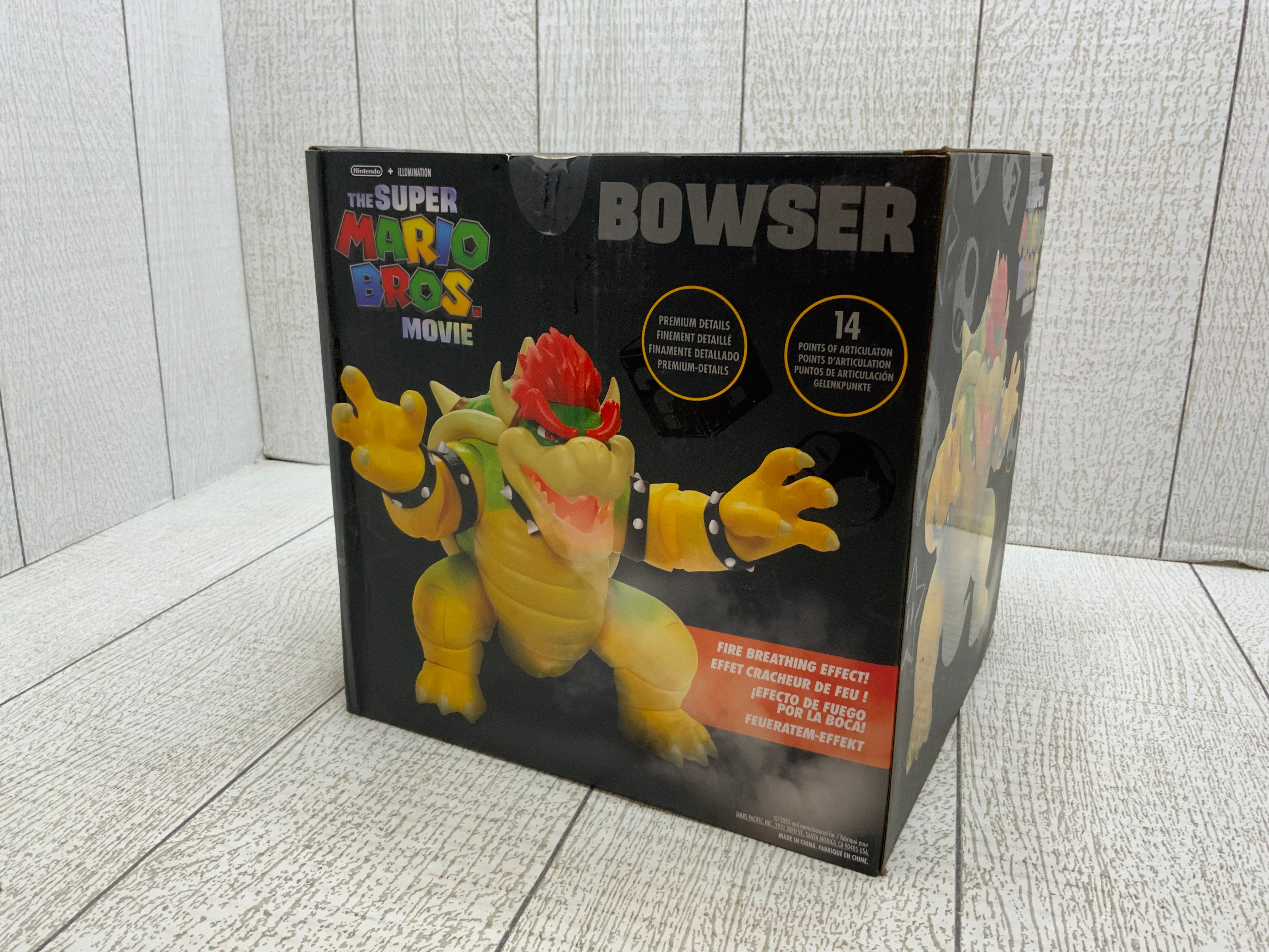 Super Mario Bros. Movie 7-Inch Bowser Action Figure with Fire Breathing Effects (8051241091310)